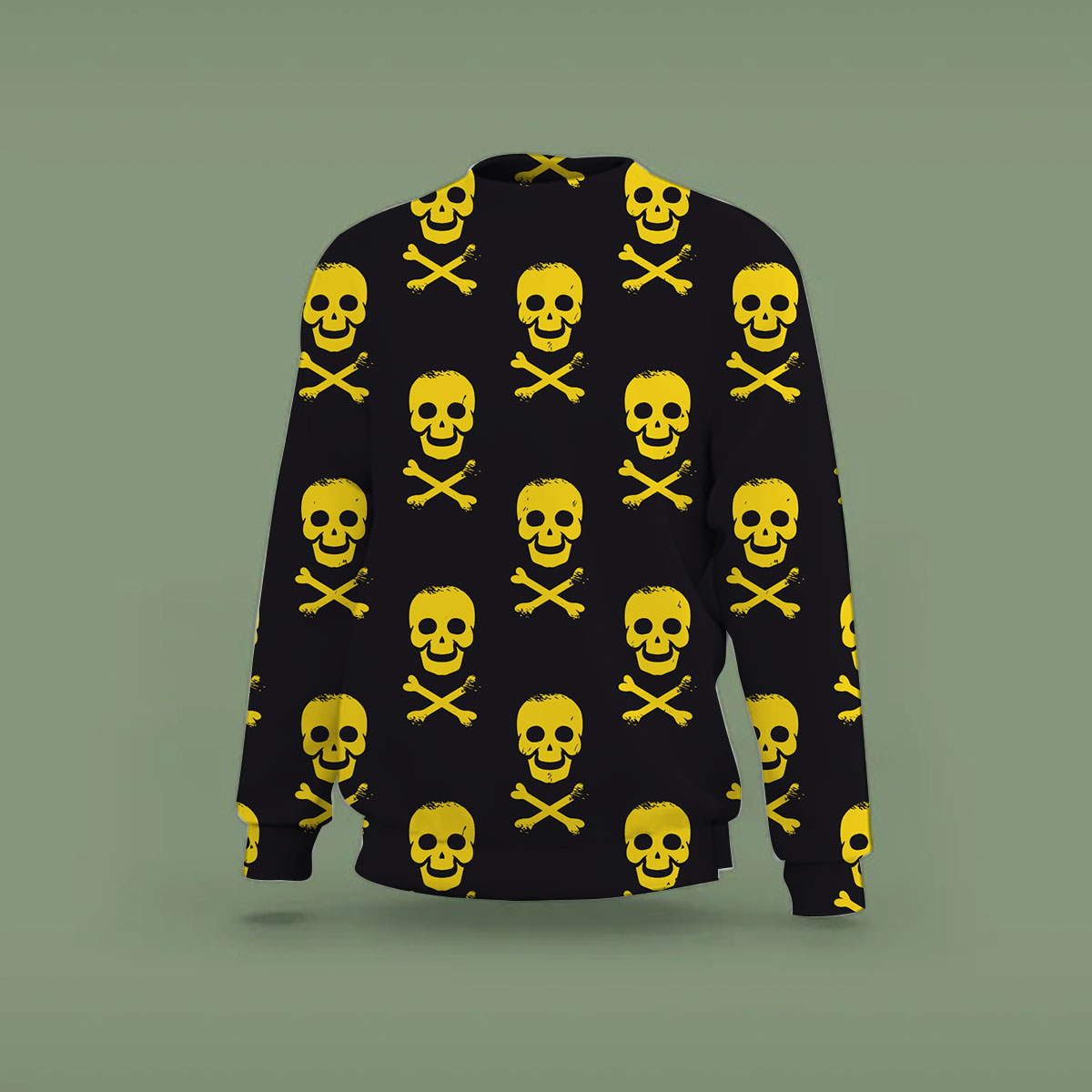 Skull And Bone Cross Sweatshirt