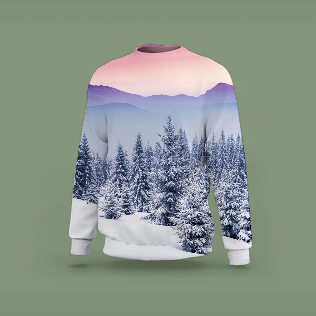 Sky And Snow Winter Sweatshirt