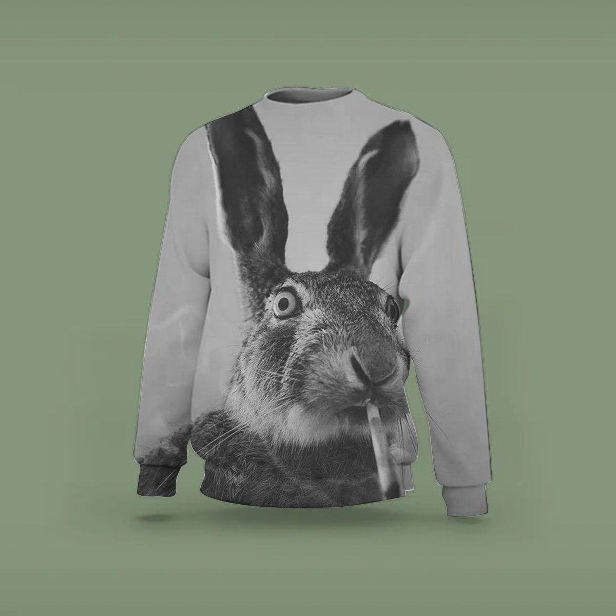 Smoking Rabbit Sweatshirt