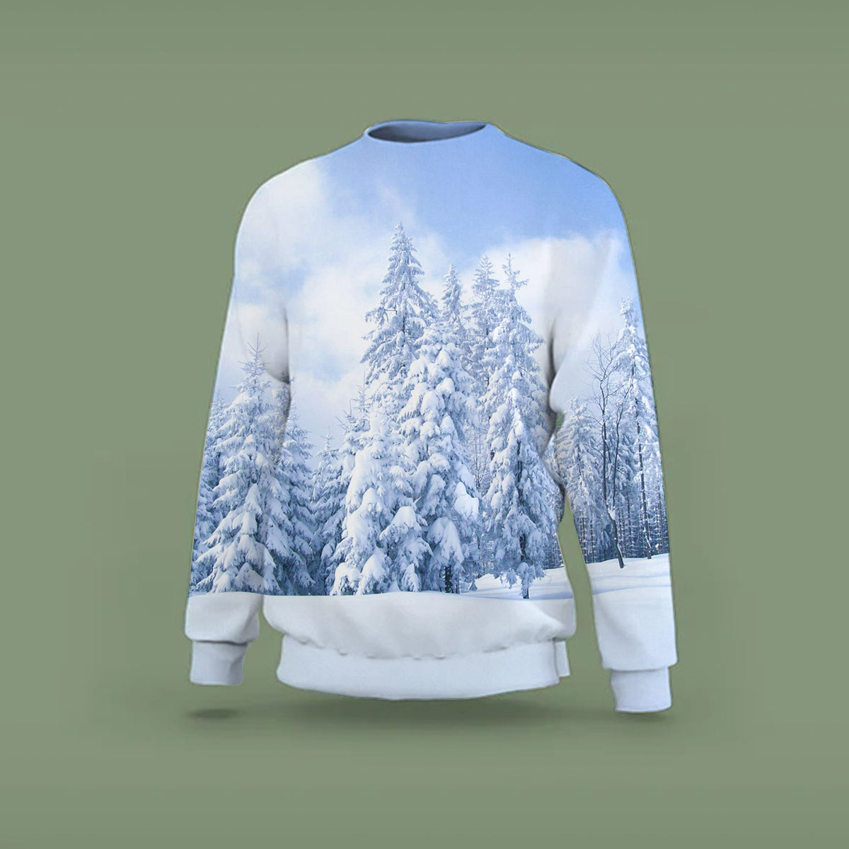 Snow Winter Forest Sweatshirt