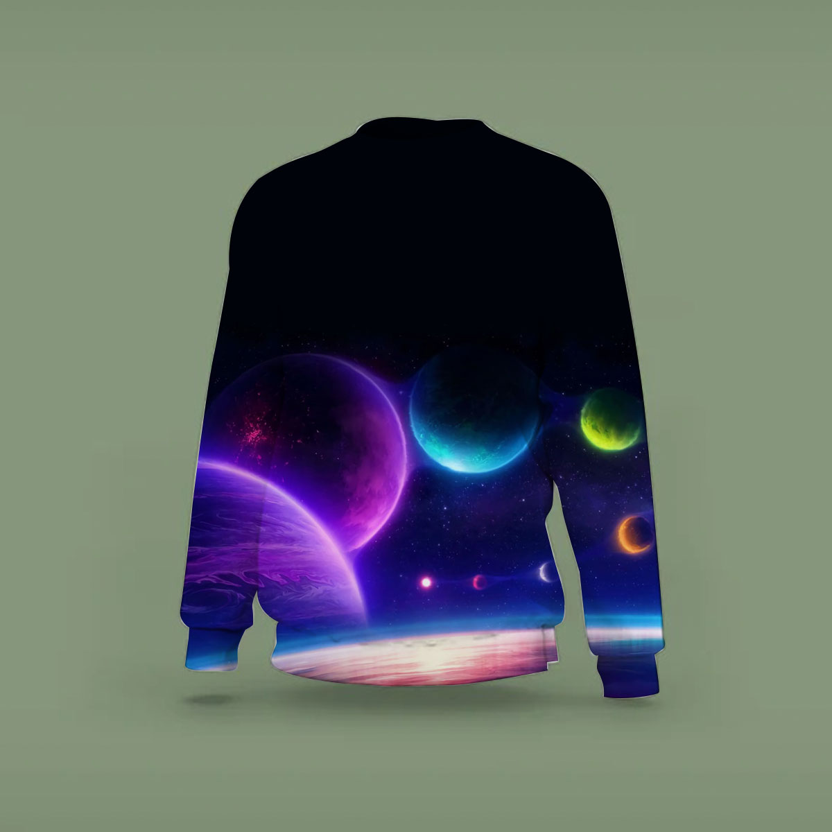 Space Planet Sweatshirt