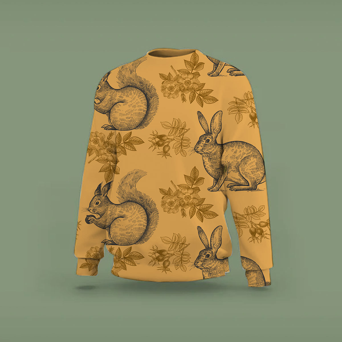 Squirrel Rabbit Sweatshirt