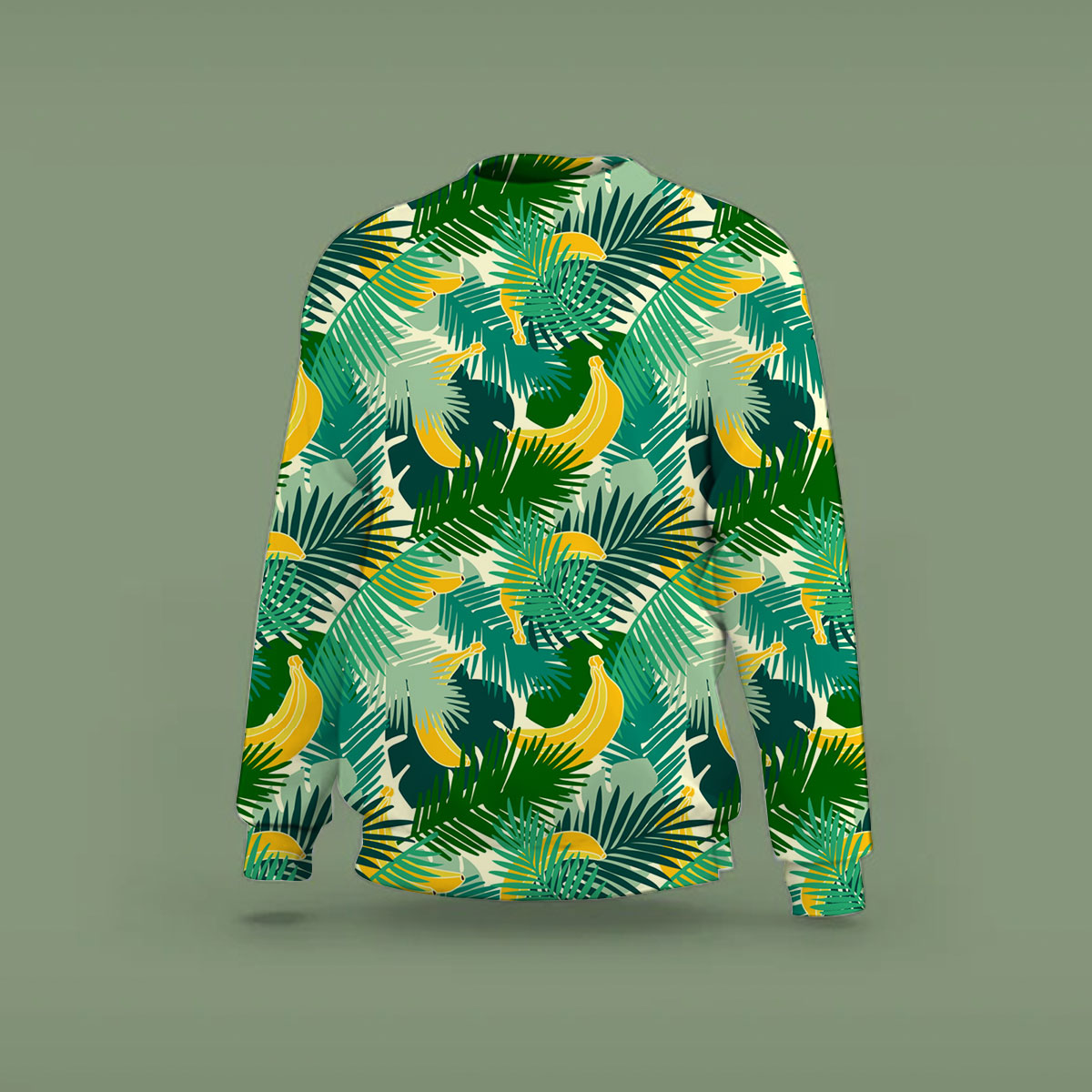 Tropical Jungle Leaves Sweatshirt