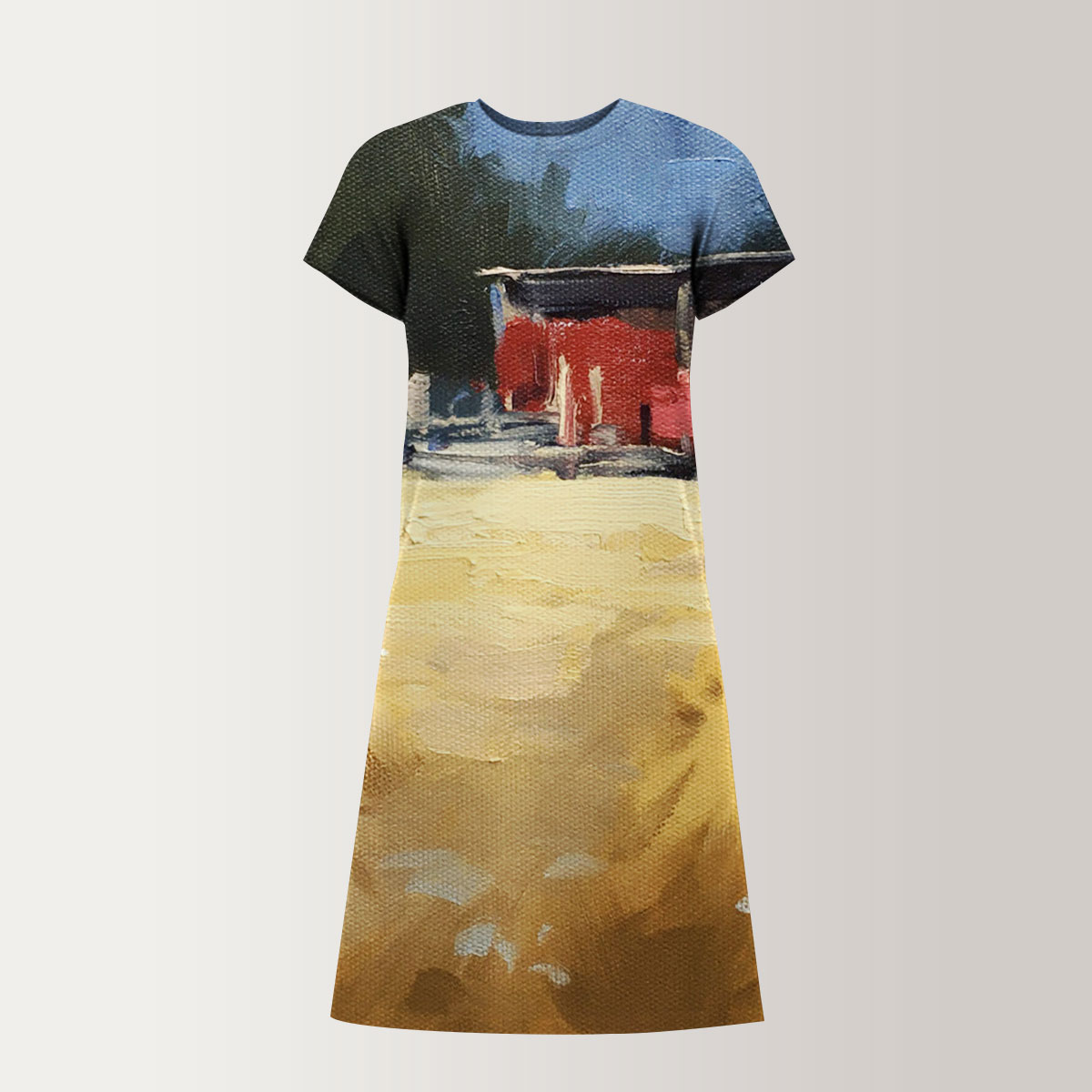 Rustic Farm T-Shirt Dress