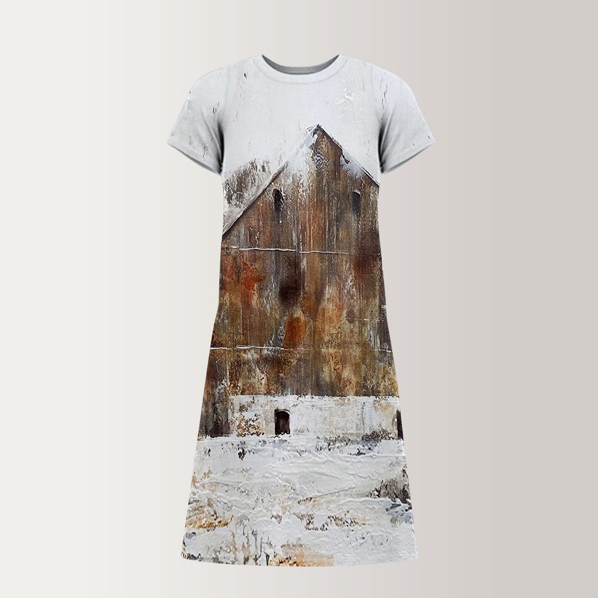 Rustic Farmhouse T-Shirt Dress