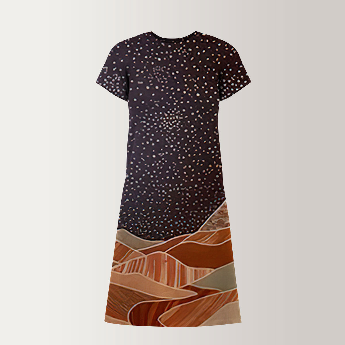 Starry Desert T-Shirt Dress
