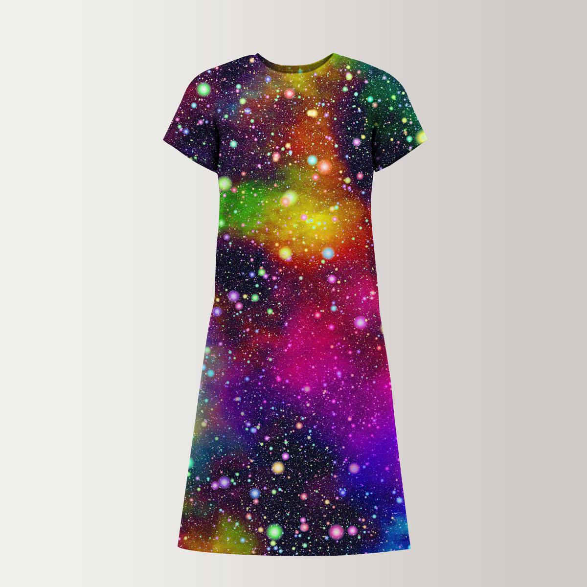 Trippy Space T-Shirt Dress