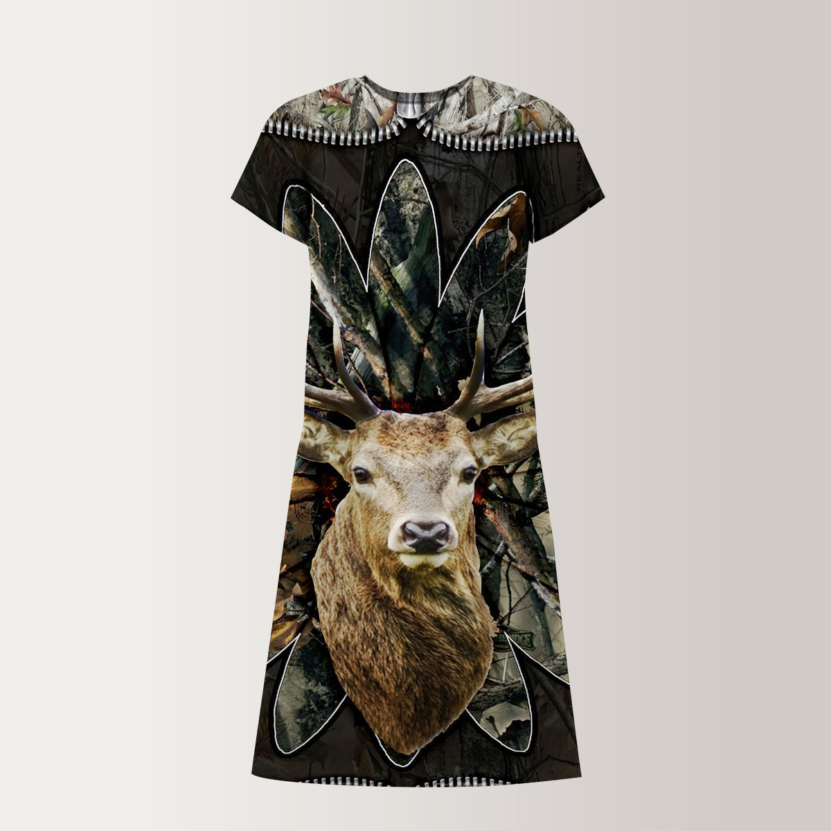 VIntage Deer Hunting T-Shirt Dress