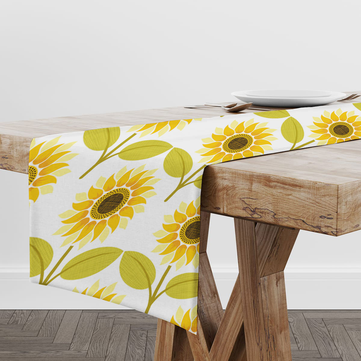 Sunflower Pattern Table Runner