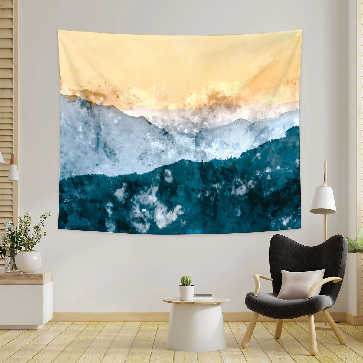 Mountain Abstract Tapestry