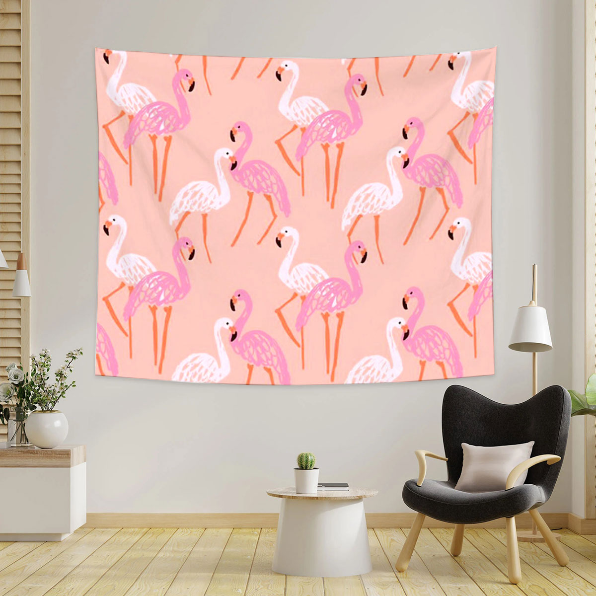 Pastel Flamingo Tapestry