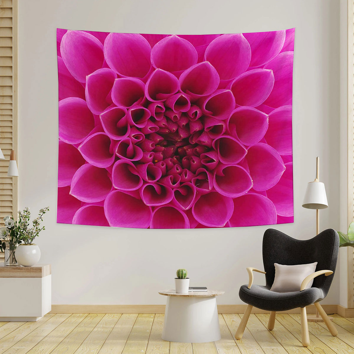 Pink Flower Tapestry