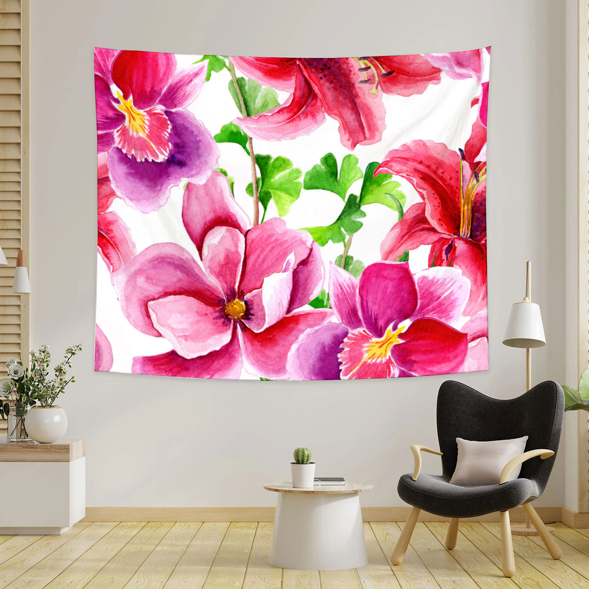 Purple Orchid Tapestry