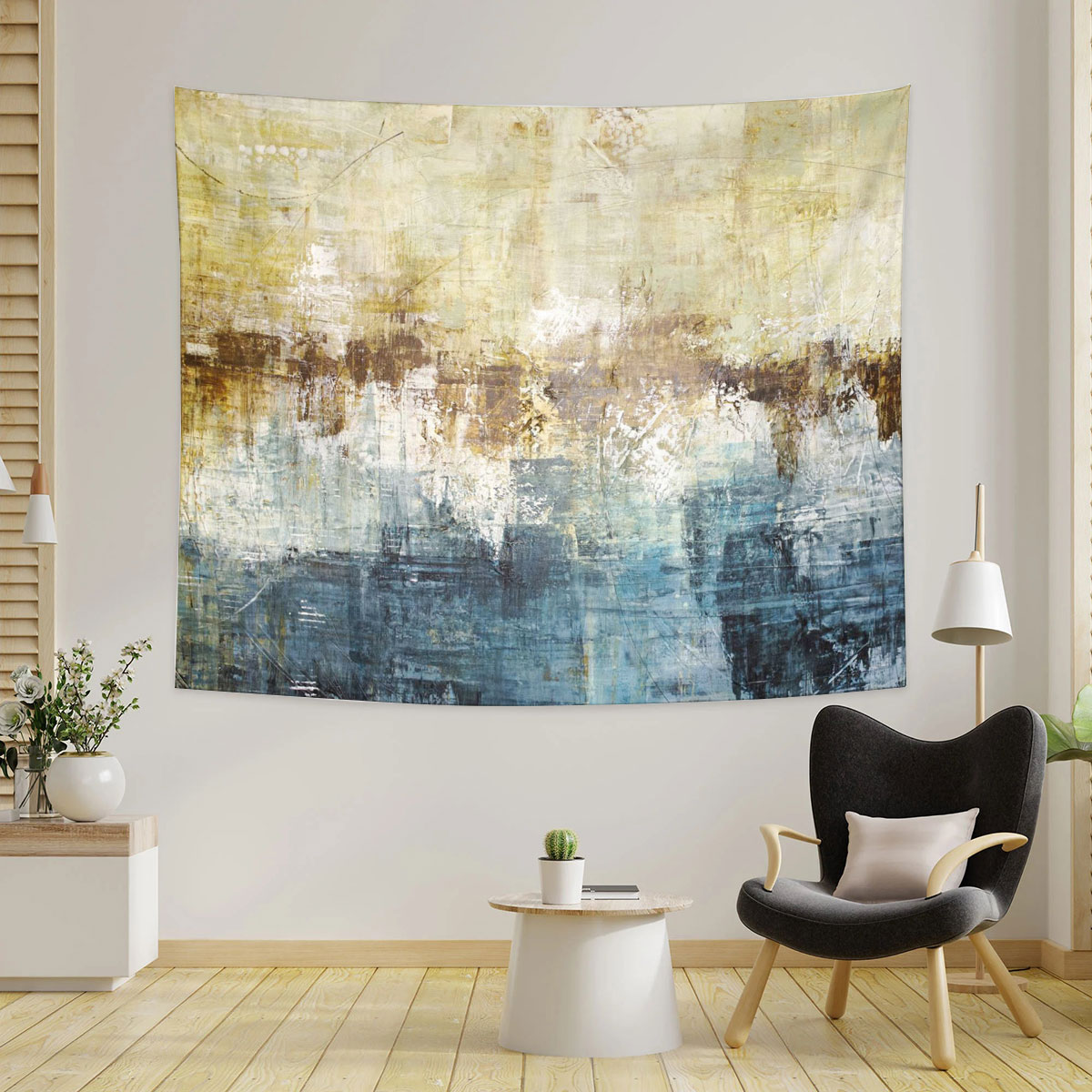 Rustic Seascape Tapestry
