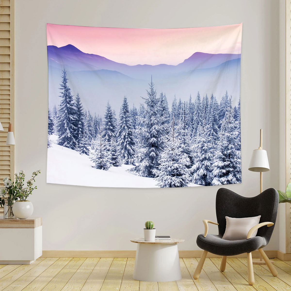 Sky And Snow Winter Tapestry