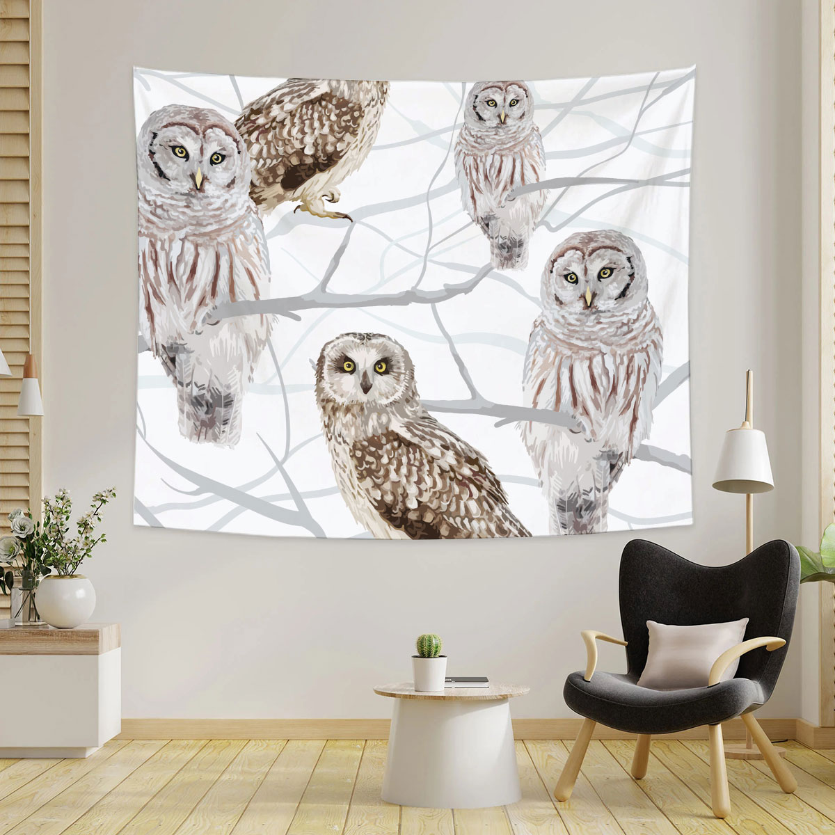 Snowy Owl Tapestry