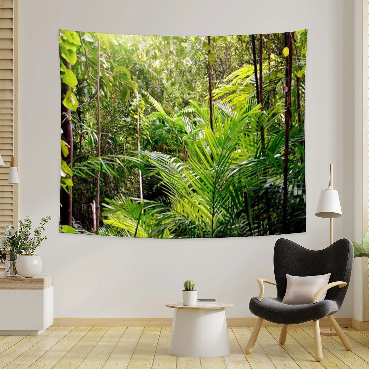 Tropical Rainforest Jungle Tapestry