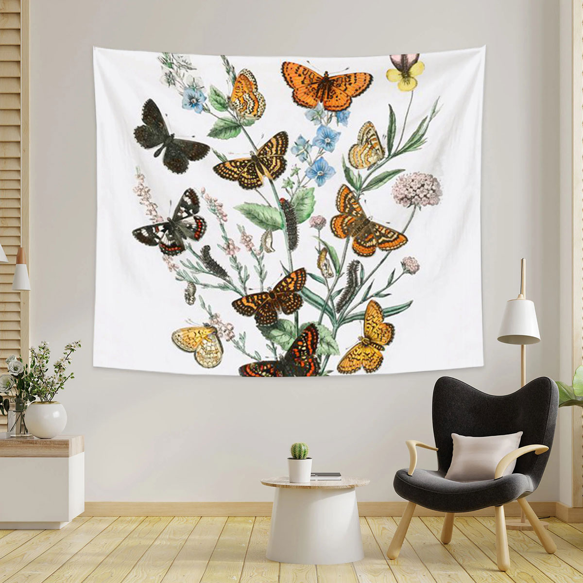 Vintage Butterfly 2 Tapestry