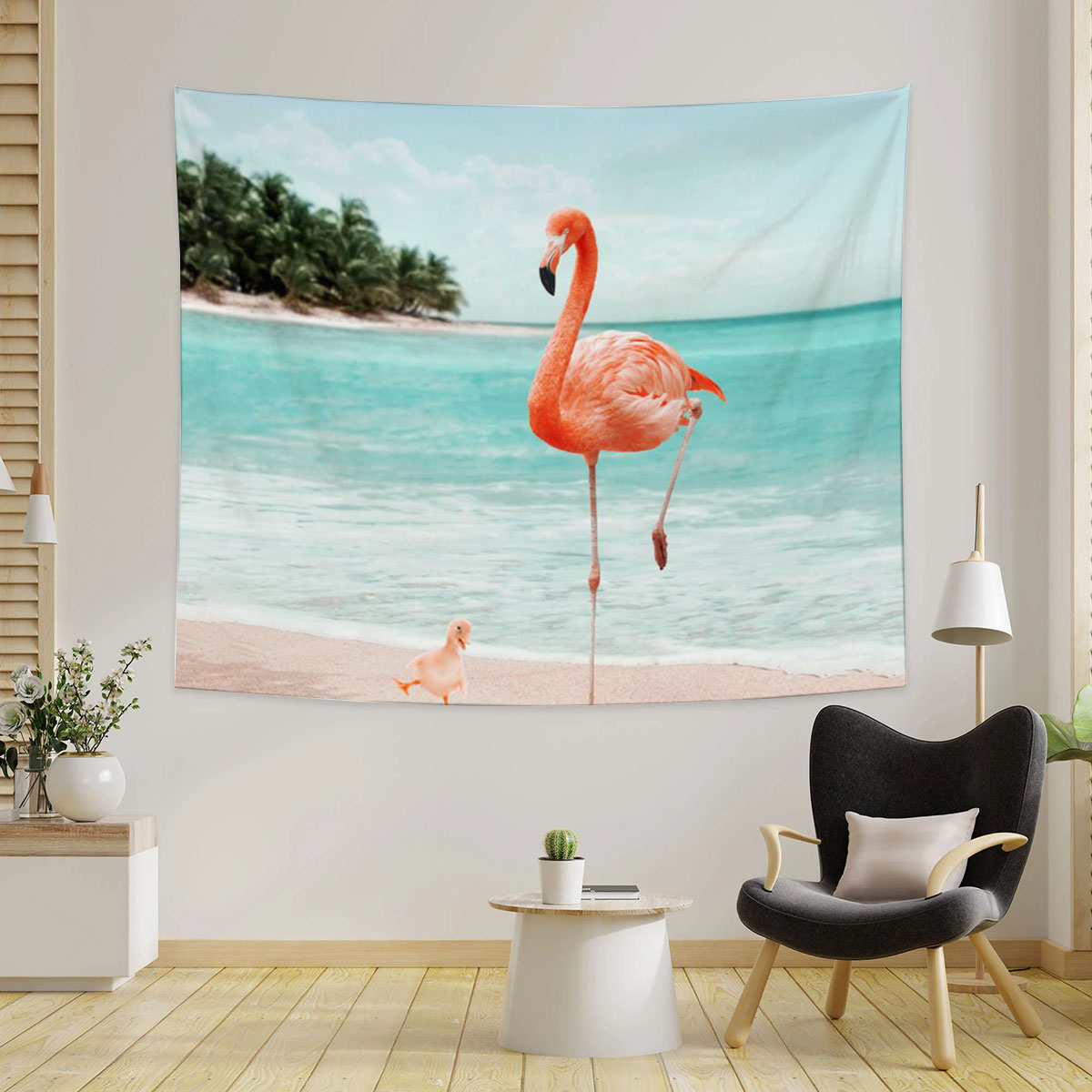 Wannabe Flamingo Tapestry