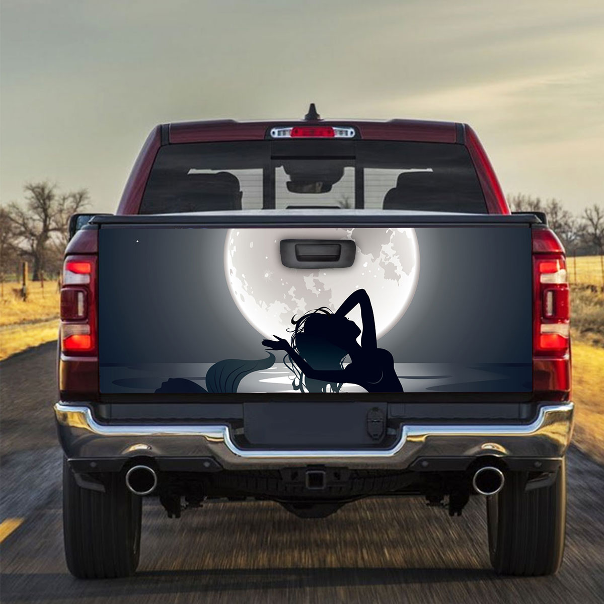 Moonlight Mermaid Truck Bed Decal