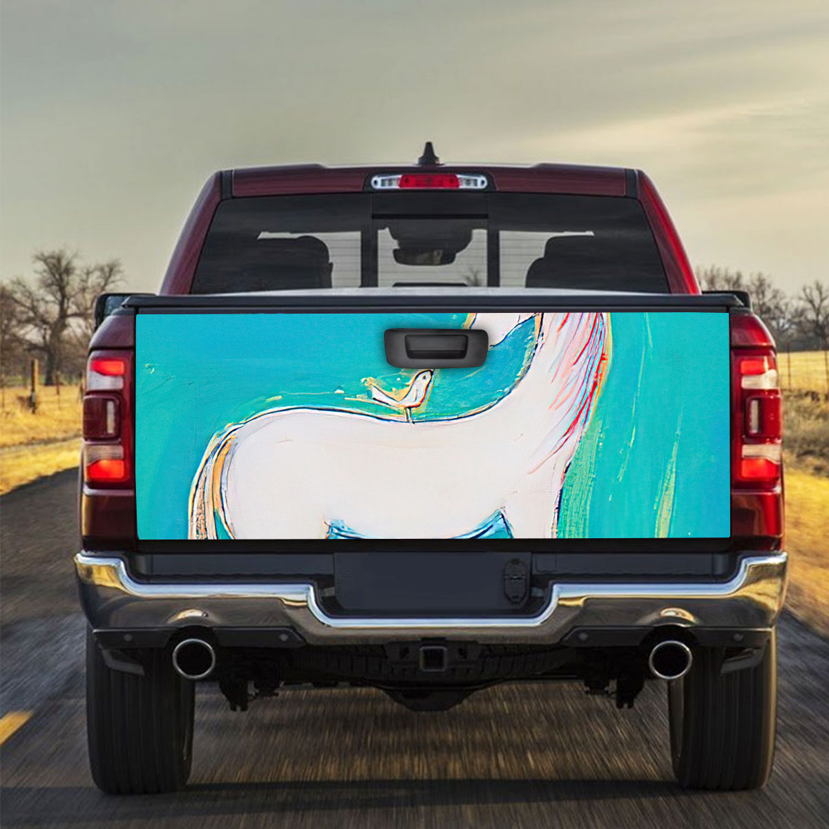 Pastel Unicorn Truck Bed Decal