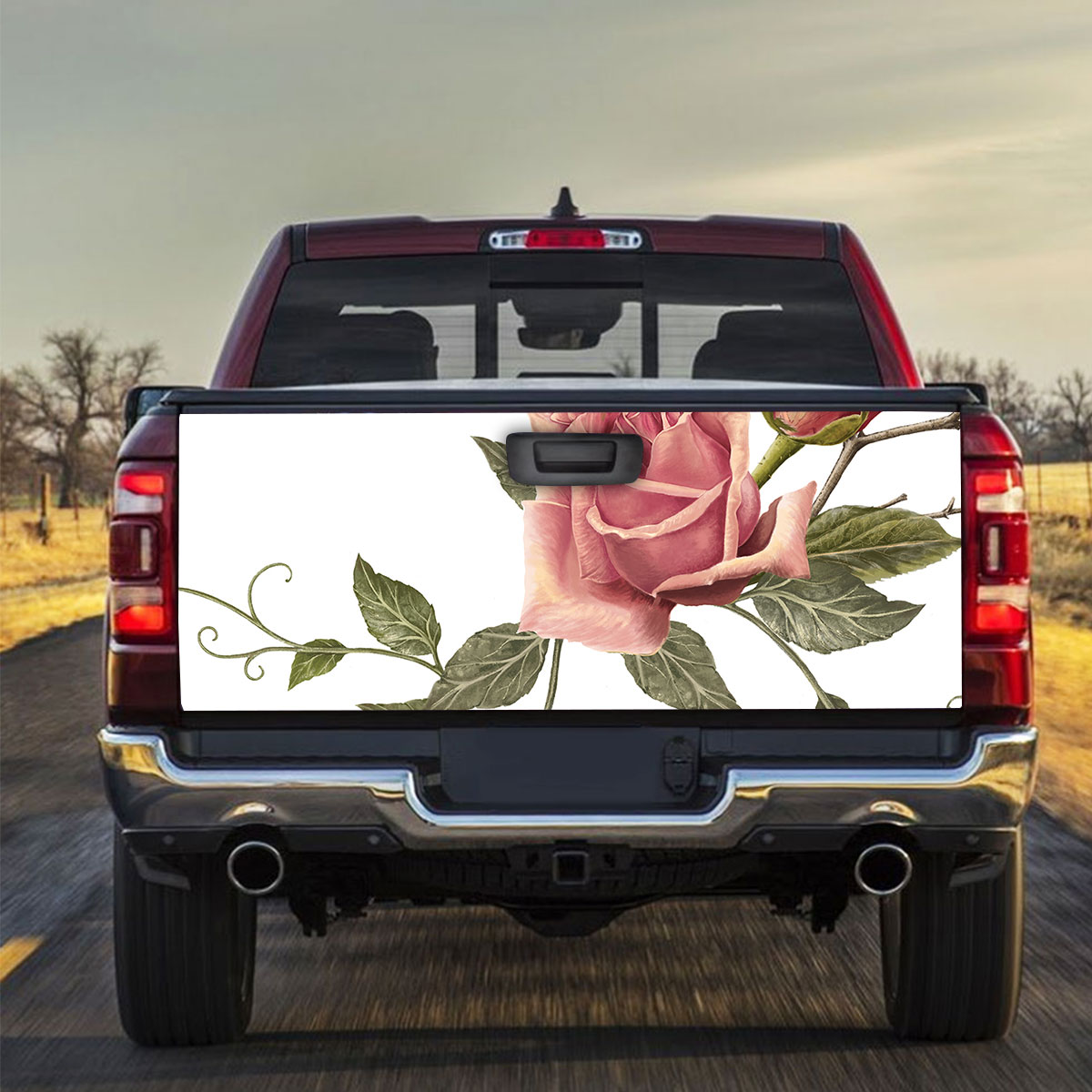 Rose Truck Bed Decal