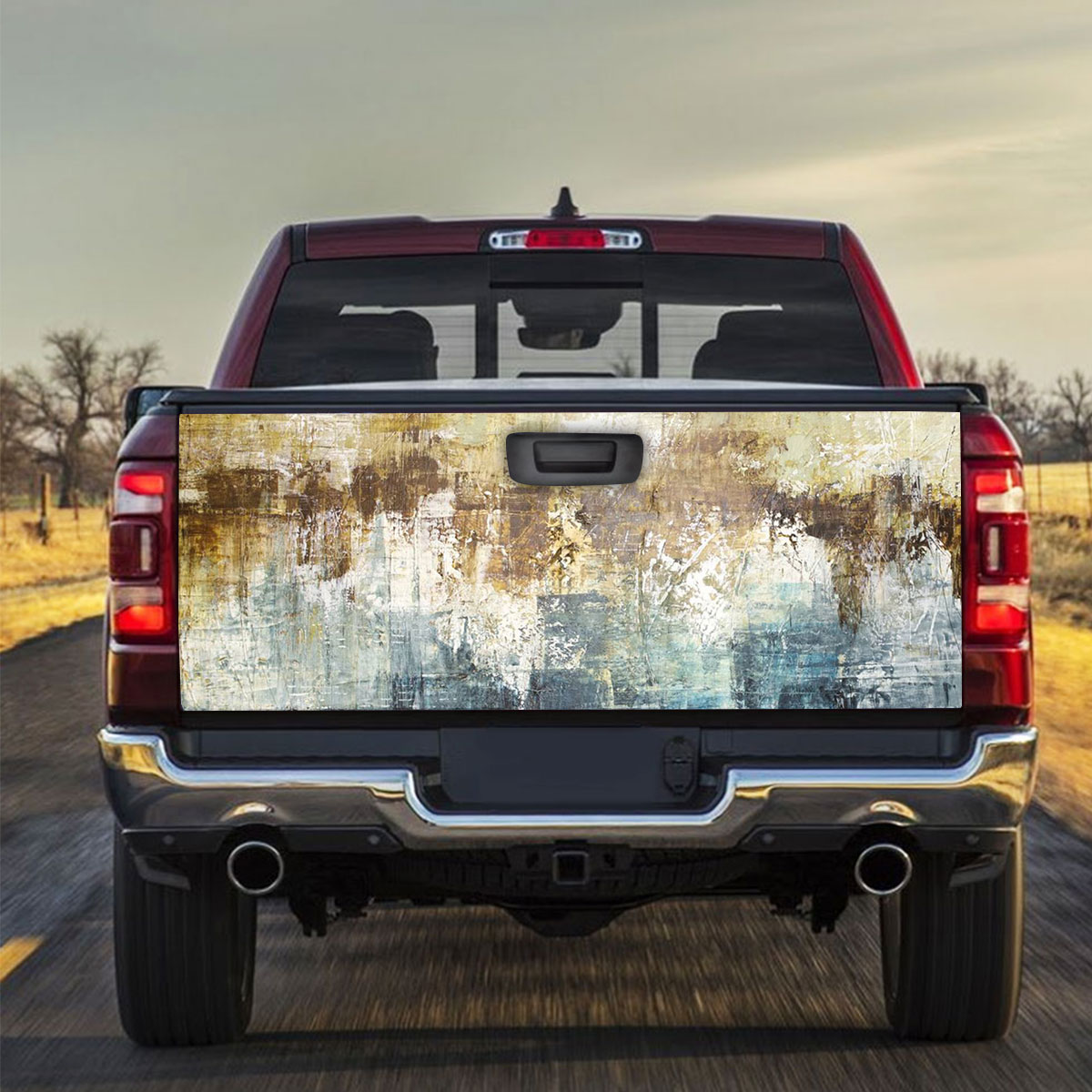 Rustic Seascape Truck Bed Decal