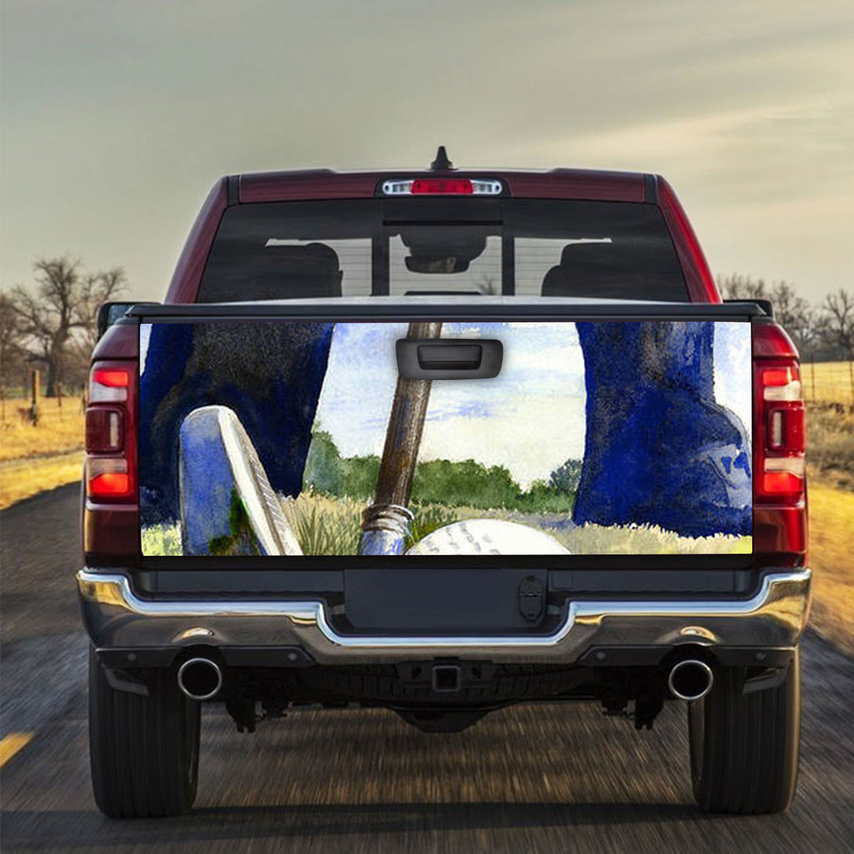Sky And Golf Truck Bed Decal
