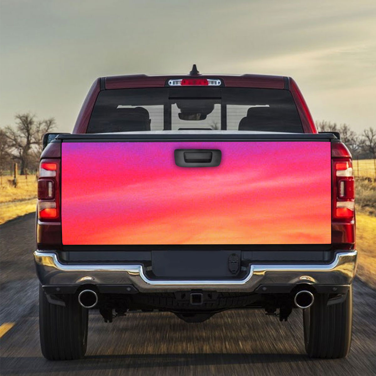 Sky At The Sunset Truck Bed Decal