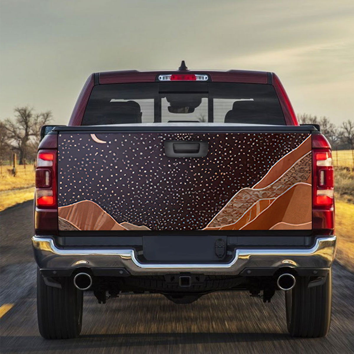 Starry Desert Truck Bed Decal