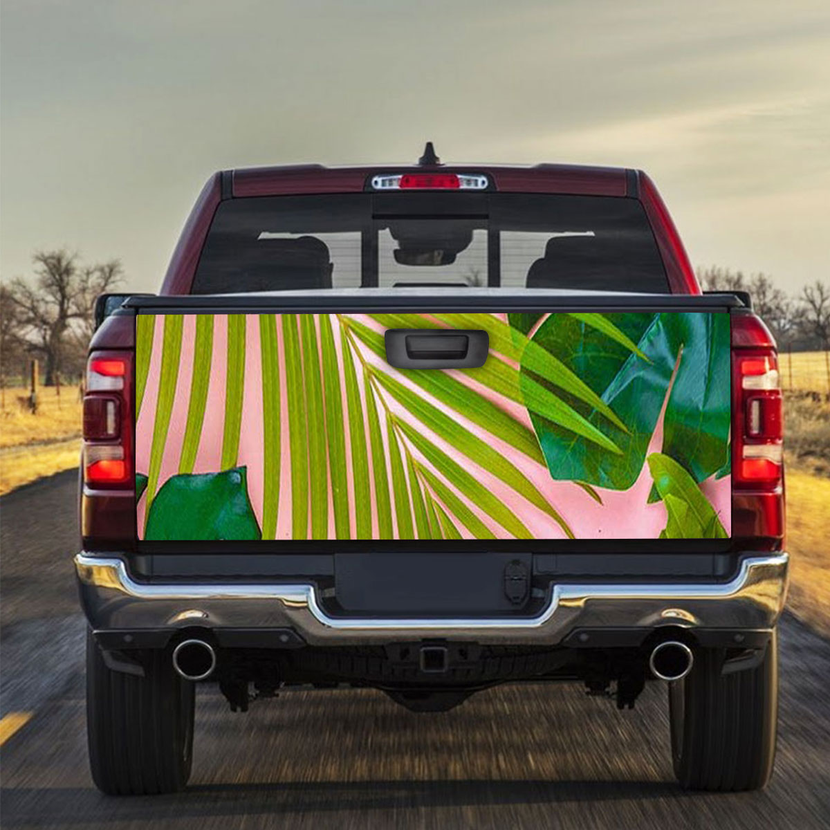 Summer Tropical Truck Bed Decal