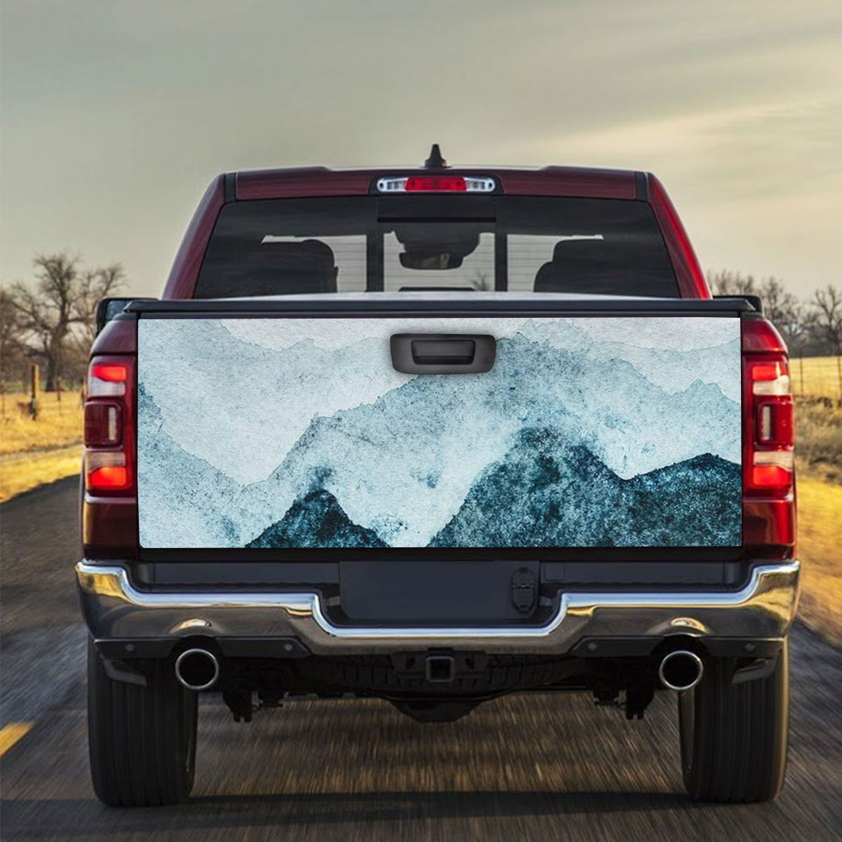 Sun And Mountain Truck Bed Decal