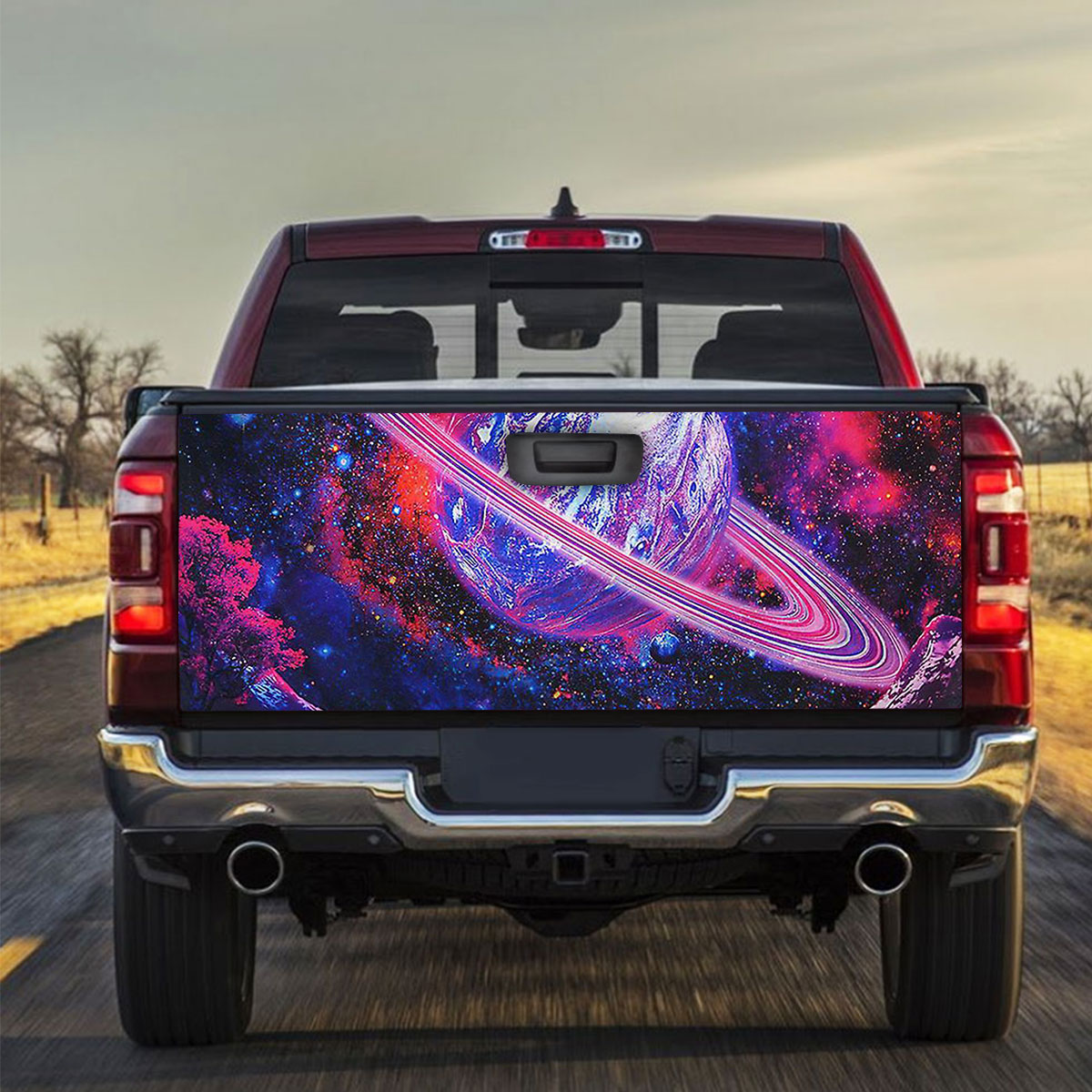 Trippy Space World Truck Bed Decal