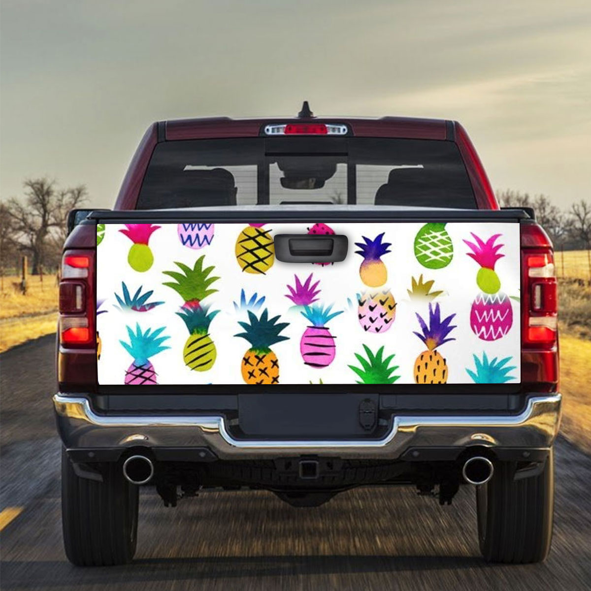 Tropical Fruit Pineapple Truck Bed Decal
