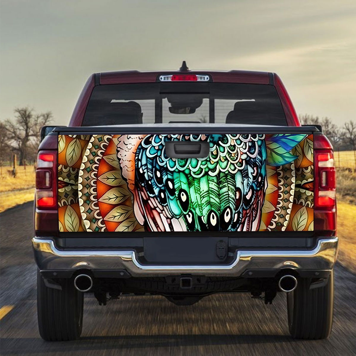 Vintage Owl Truck Bed Decal