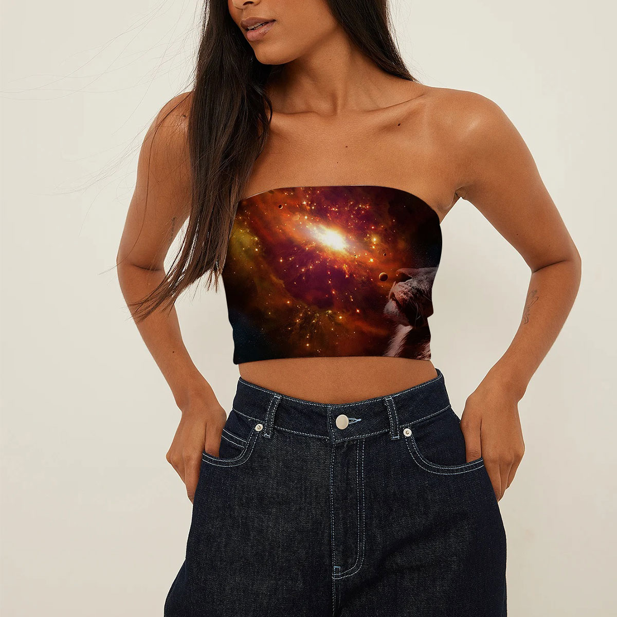 Space Lion Tube Top