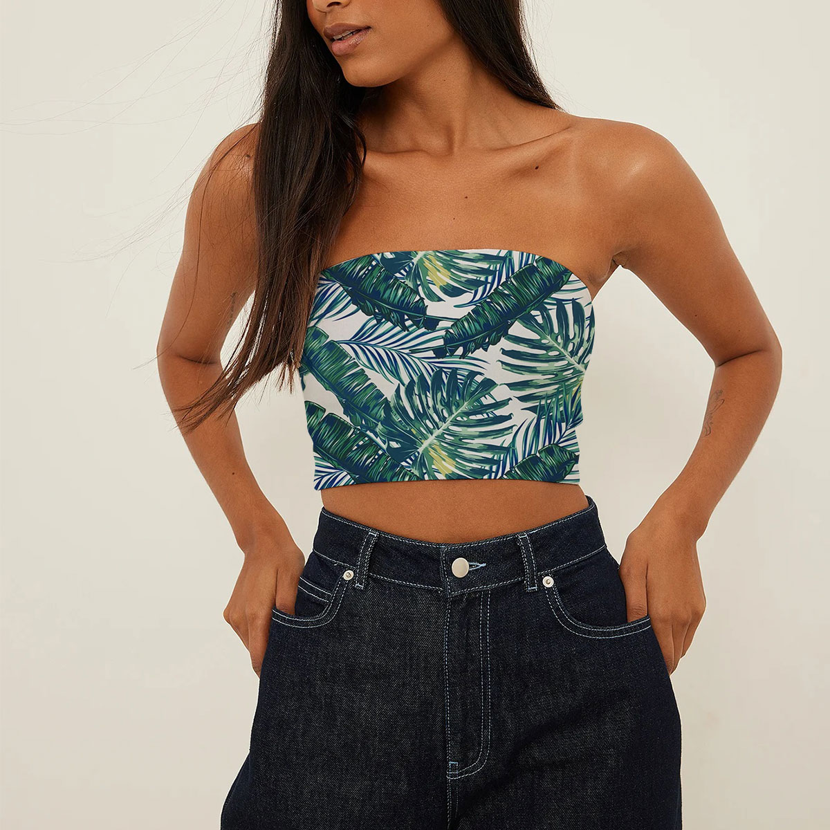 Tropical Forest Tube Top