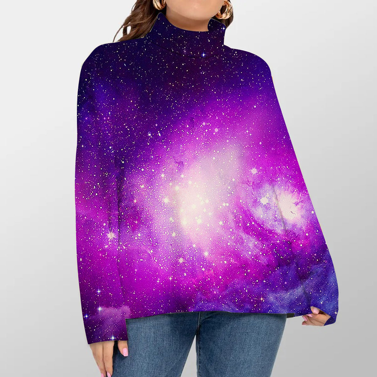 Mysterious Galaxy Turtleneck Sweater