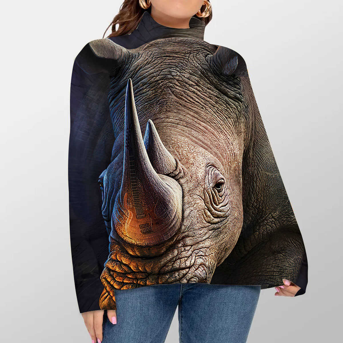 Rhino Turtleneck Sweater