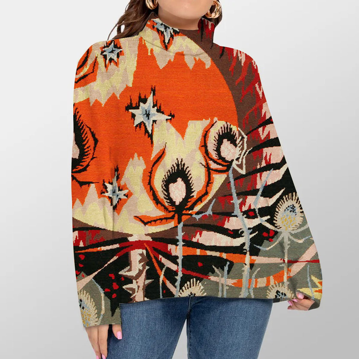 Viard Mid Century Modern Turtleneck Sweater