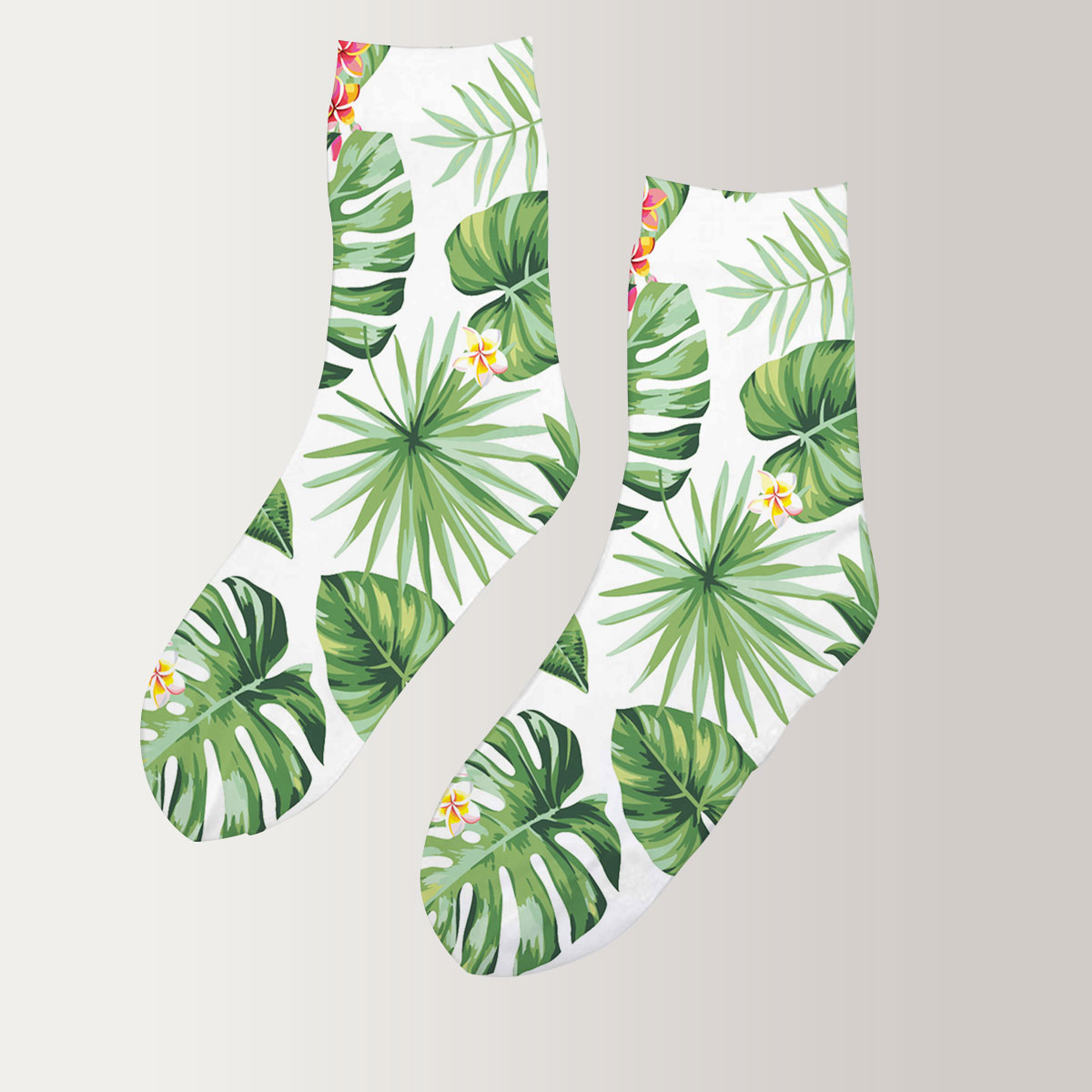 Pineapple Tropical 3D Socks