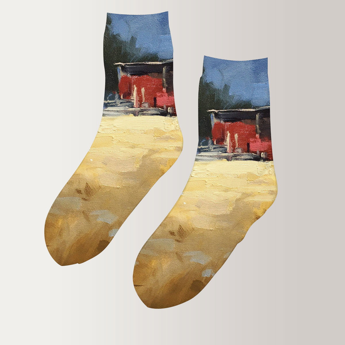 Rustic Farm 3D Socks