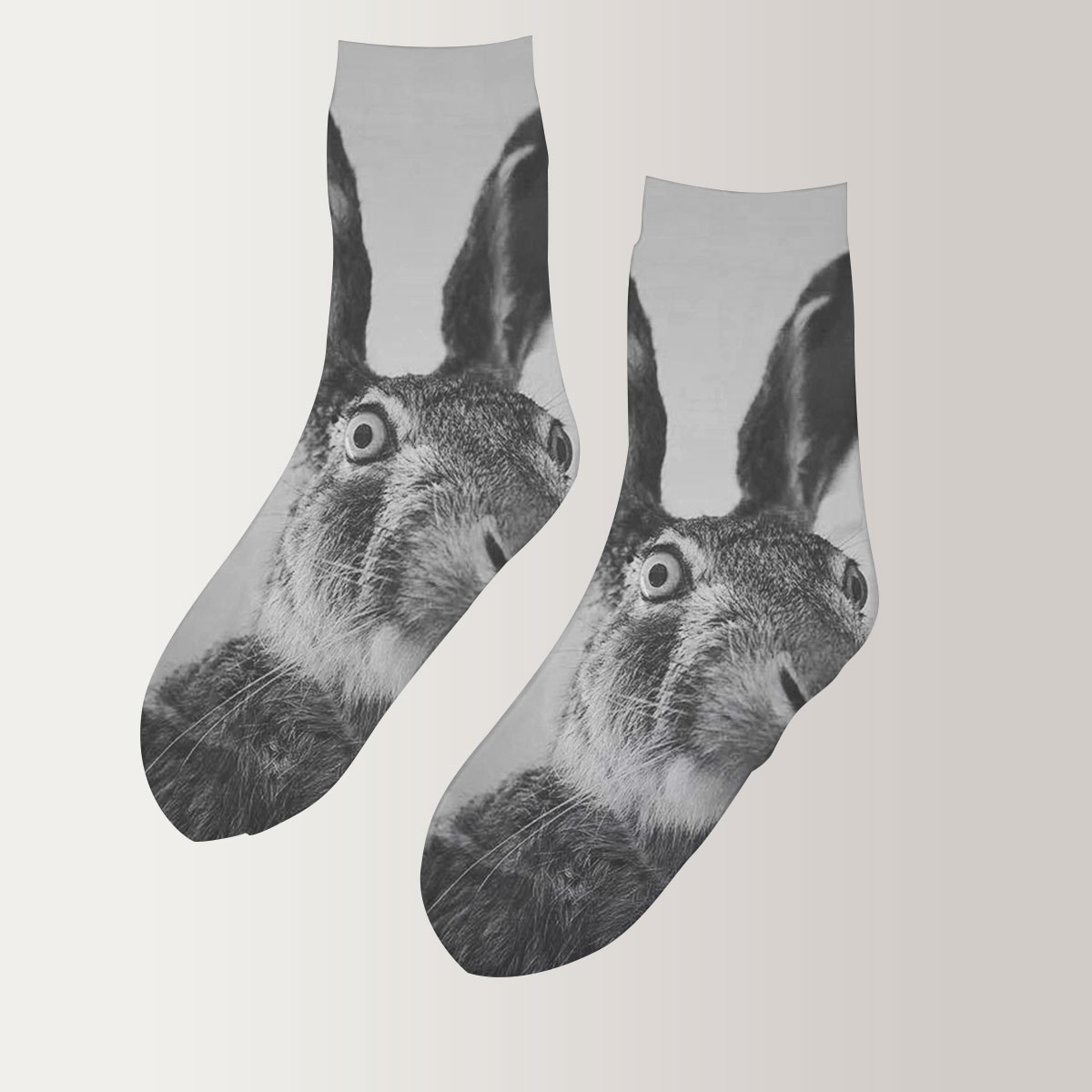 Smoking Rabbit 3D Socks