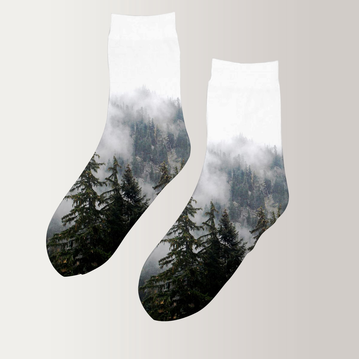 Smoky Mountain 3D Socks