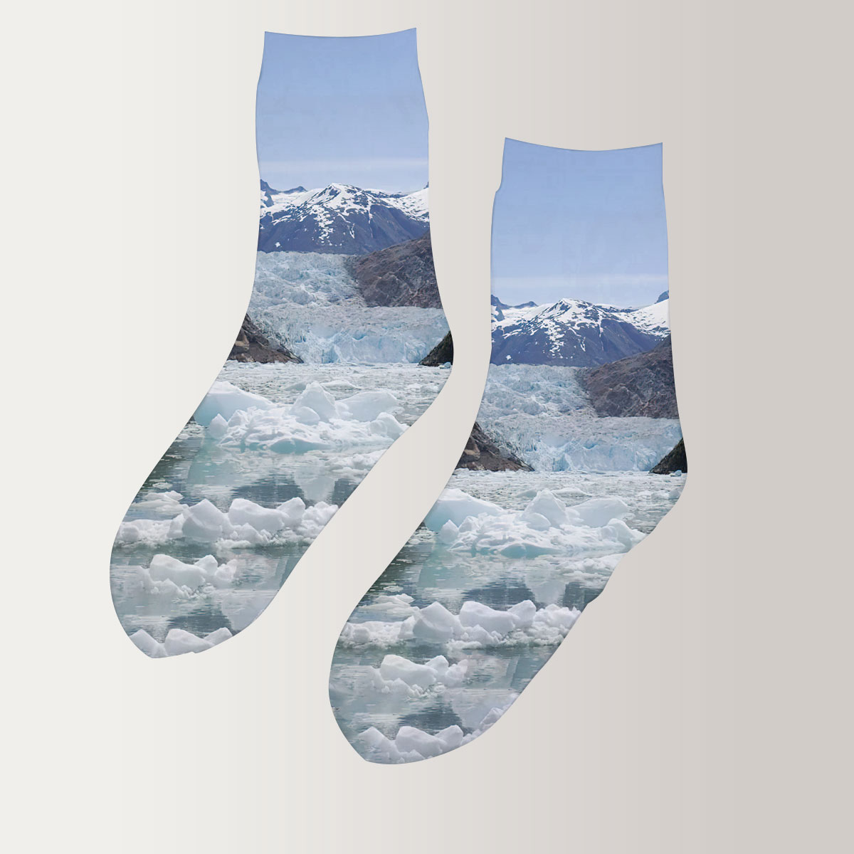 South Sawyer Glacier 3D Socks