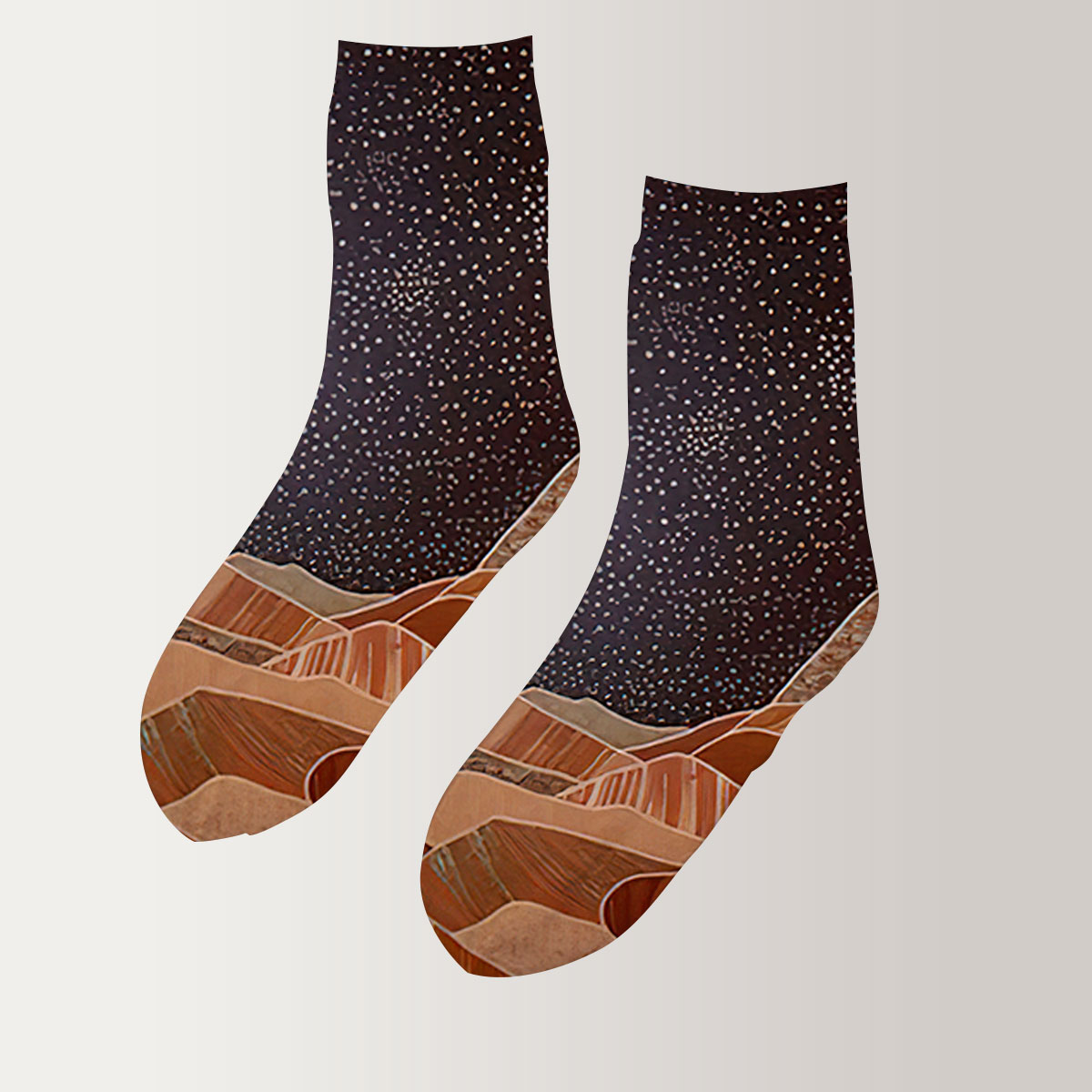 Starry Desert 3D Socks