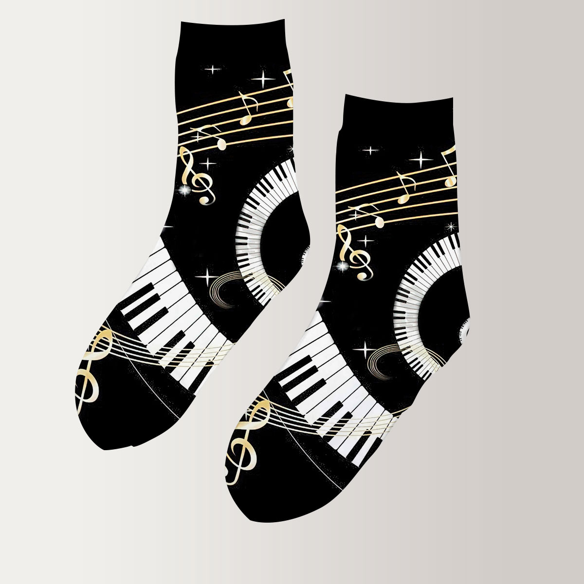 Stunning Funk with Piano 3D Socks