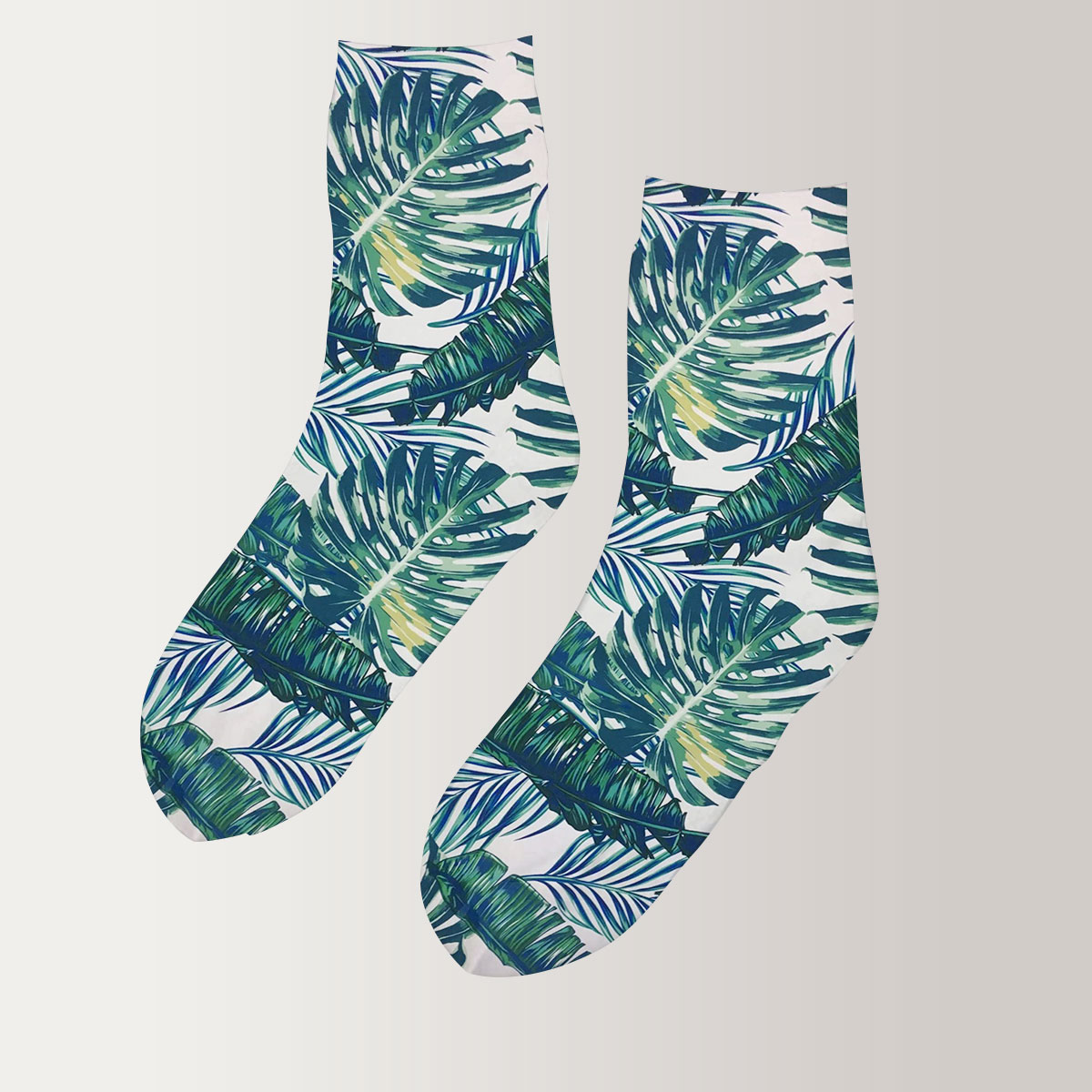 Tropical Forest 3D Socks