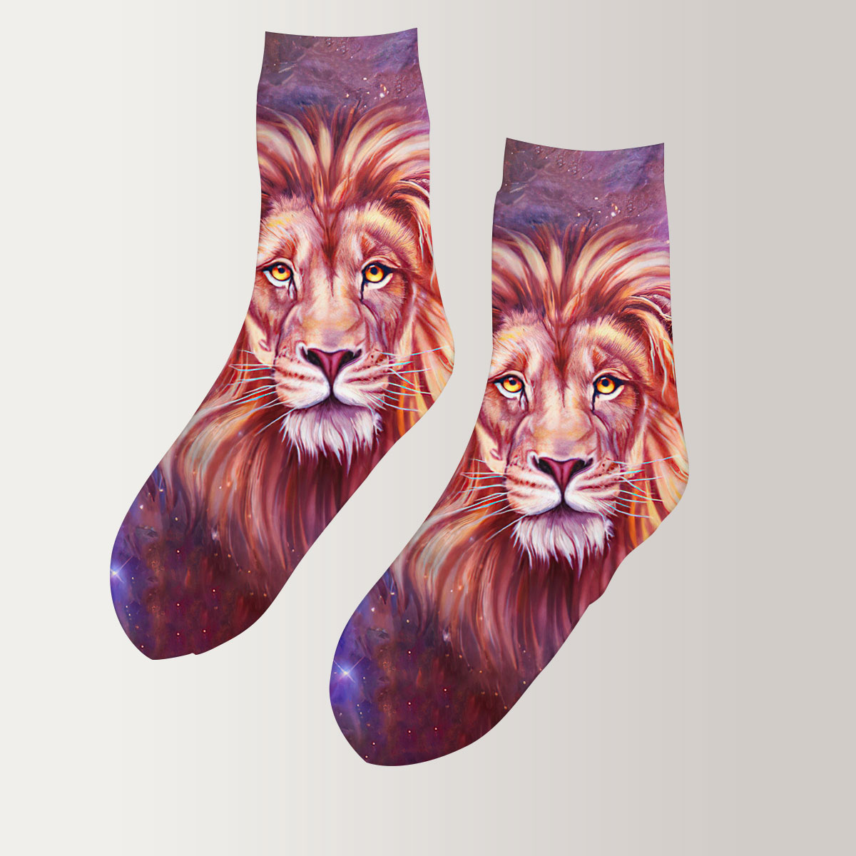 Universe Lion 3D Socks
