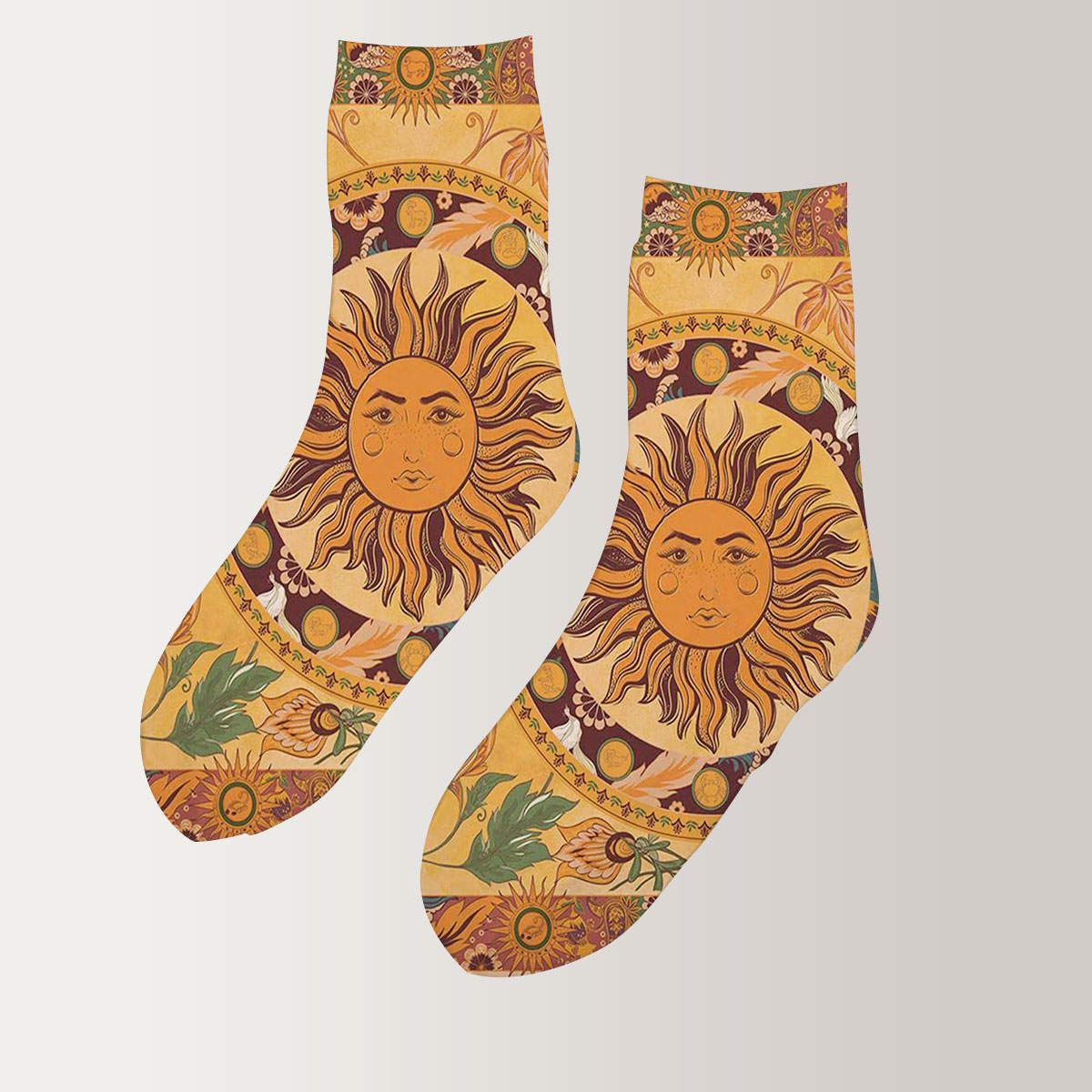 Vintage Floral 3D Socks